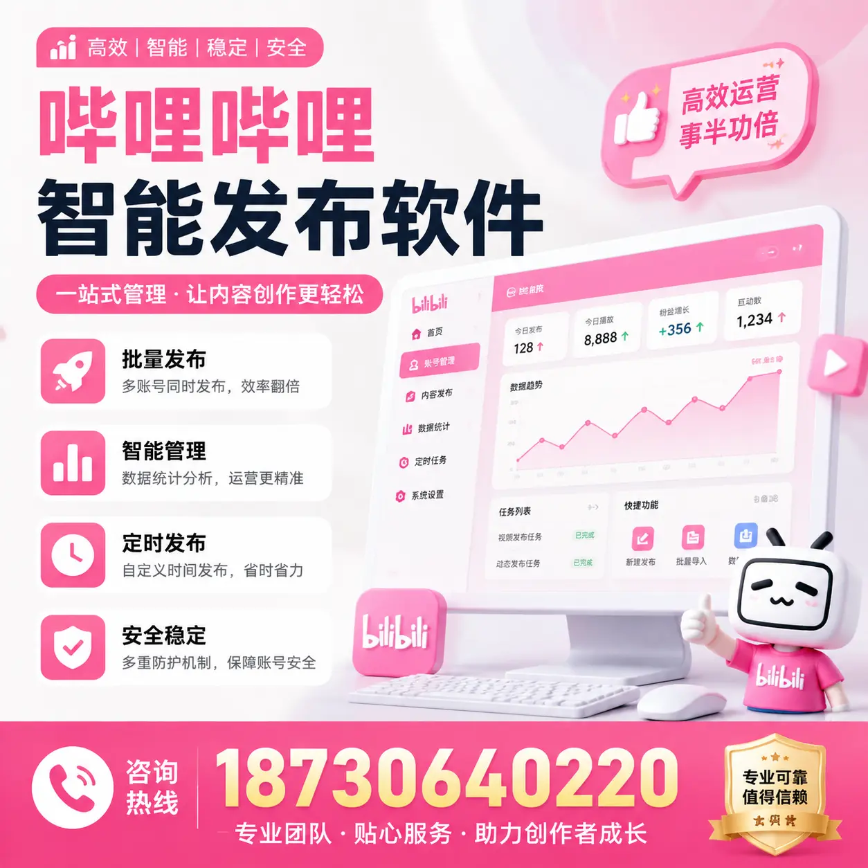 如何评估哔哩哔哩智能发布软件的ROI？龙岩 企业必读